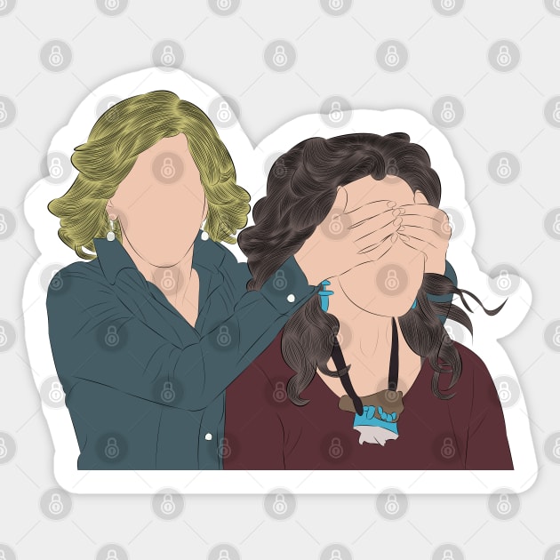 Grace and Frankie Sticker by LiLian-Kaff